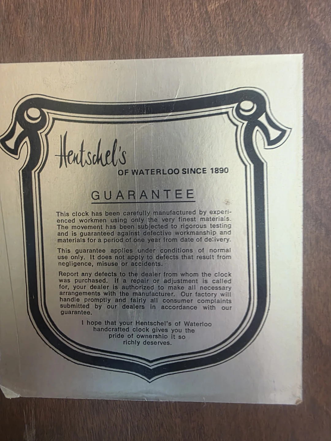 Hentschel's Dorchester Grandfather Clock - photo 2