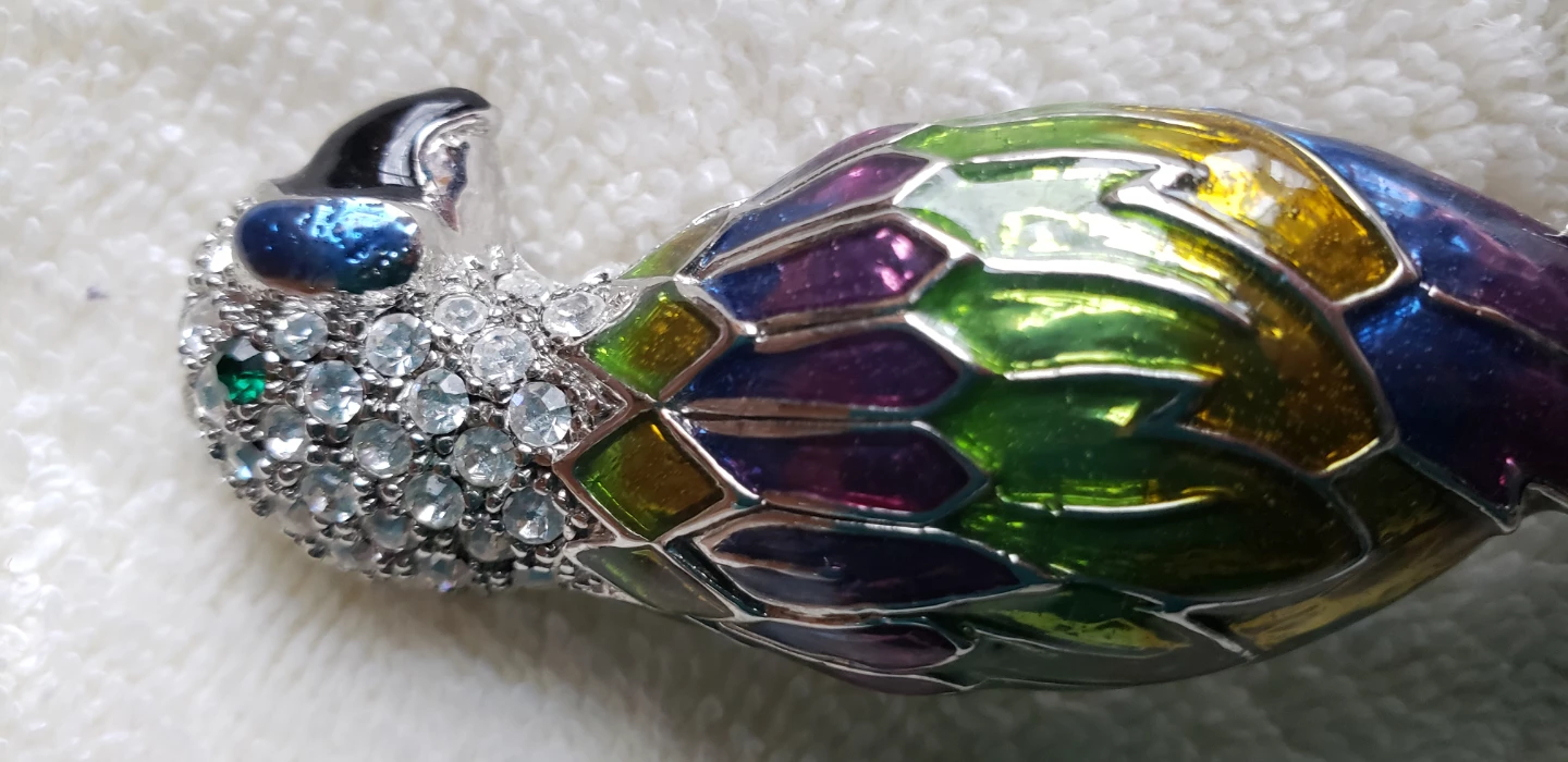 Vintage Sparkly Parrot Brooch - photo 3