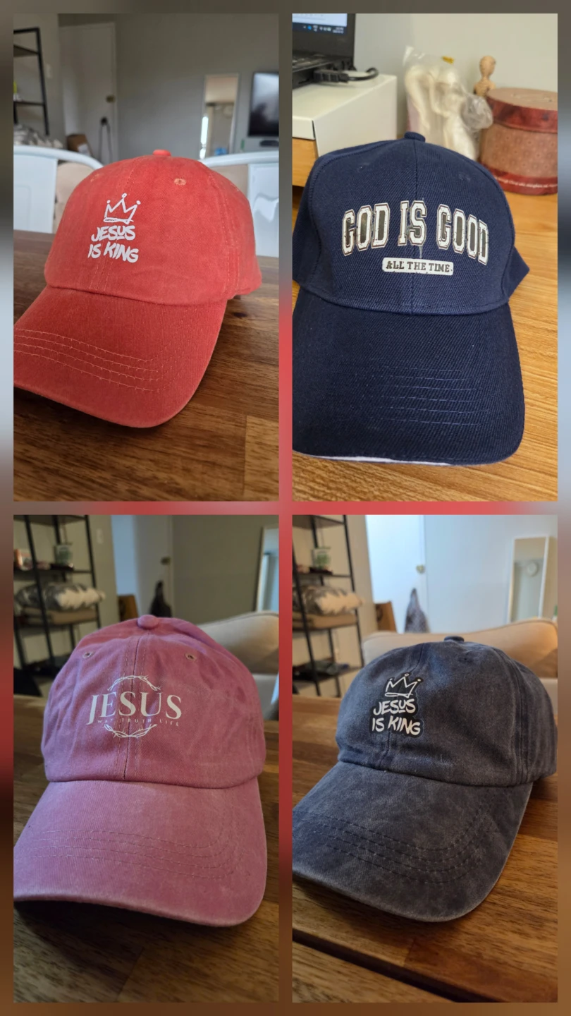 Jesus Is King Christian Unisex Hats Caps *new