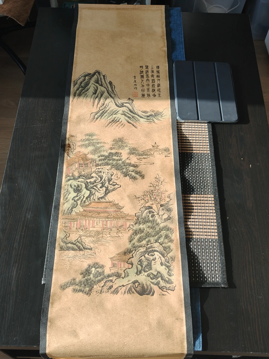 Chinese Style Landscape Hanging Scroll Traditional Wall Decor - photo 3