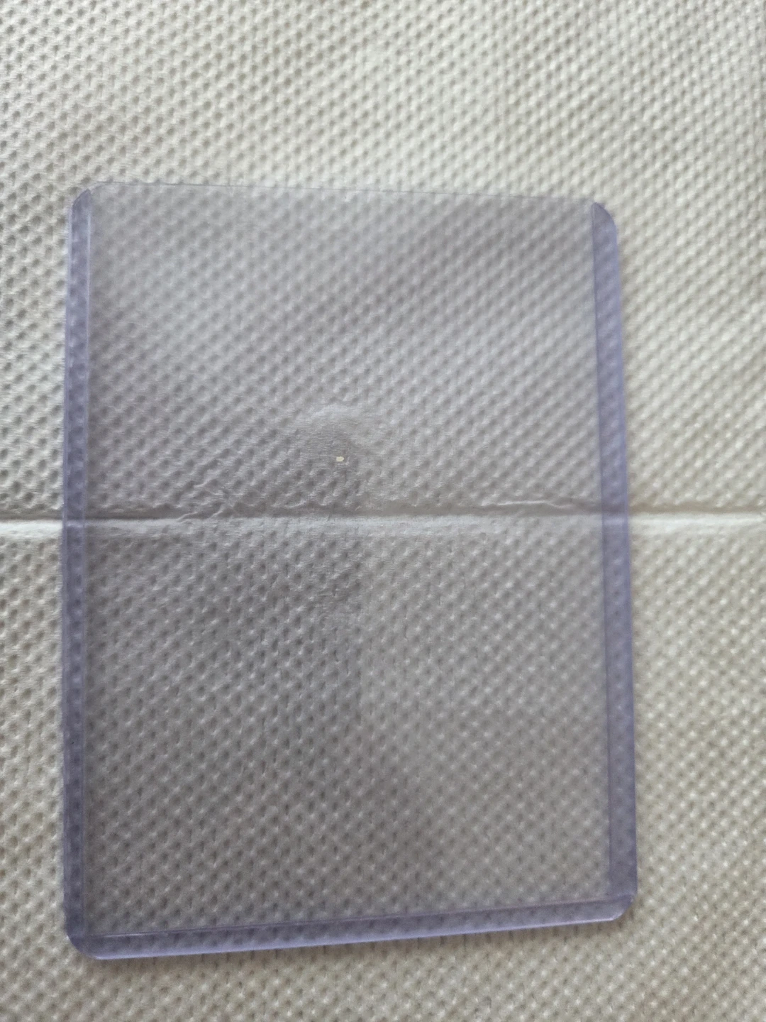 Pokemon Card  2 sleeves black , transparent plastic thic cover