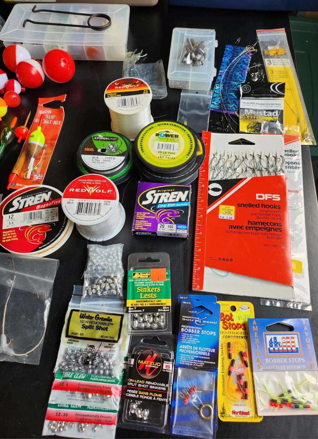Assorted Fishing Gear w/Rod,Reel&Case.