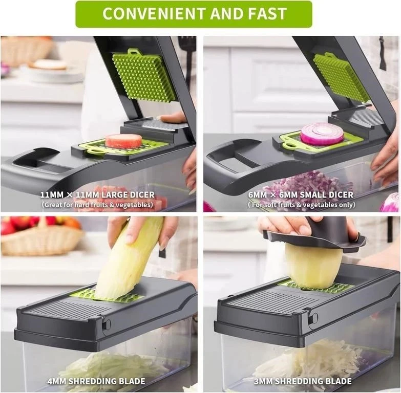 13-Piece Vegetable Chopper and Slicer Set - photo 2