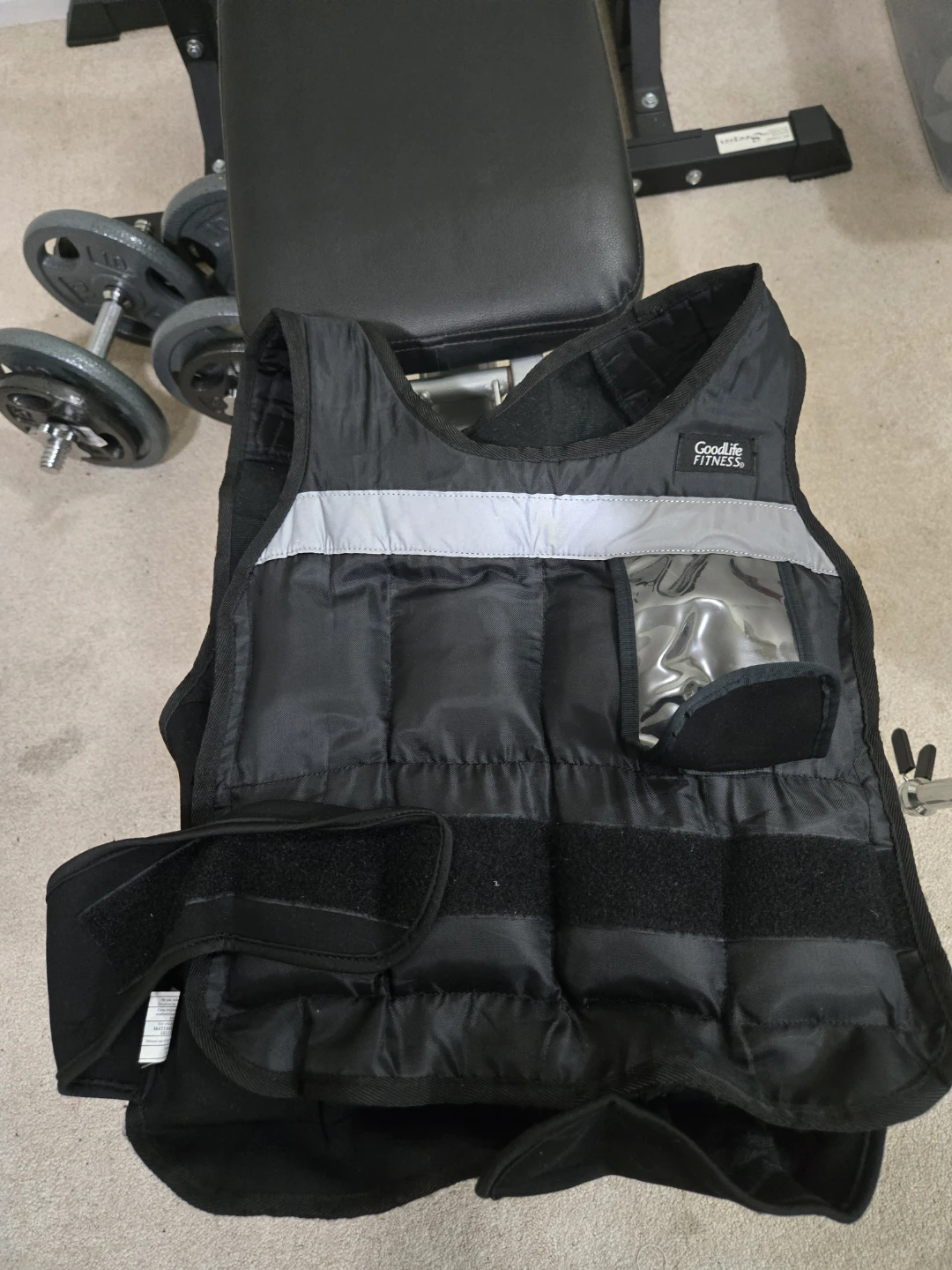 Fitonix Weight Bench and GoodLife Fitness Weight Vest - photo 3