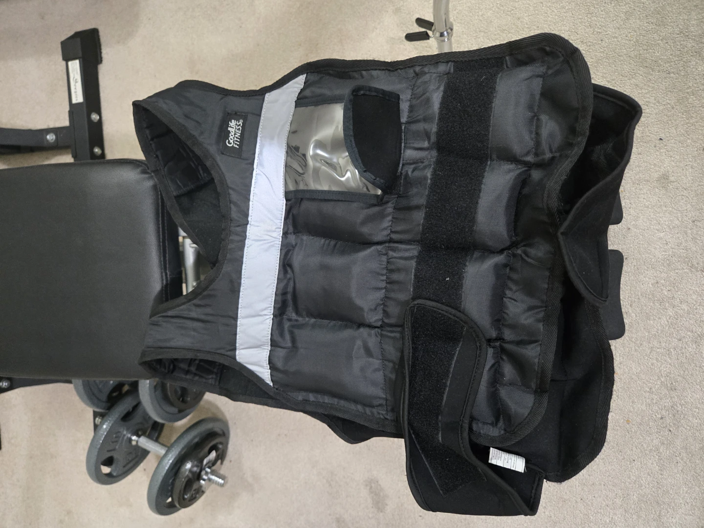 Fitonix Weight Bench and GoodLife Fitness Weight Vest - photo 4