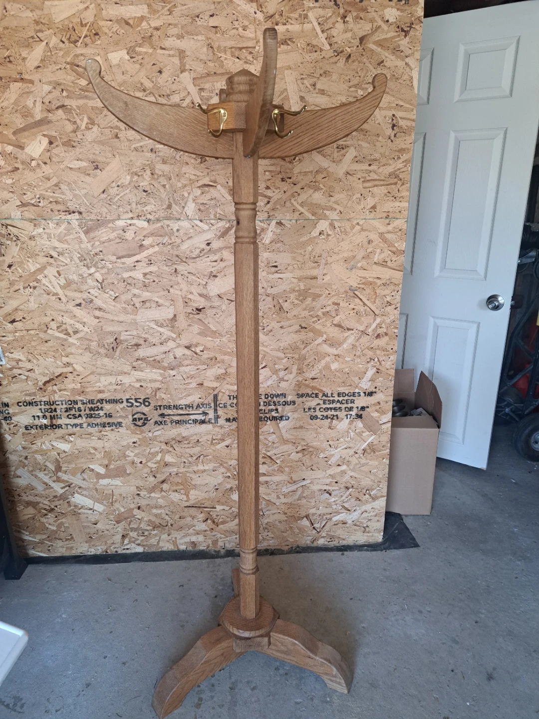 Wooden Coat Rack Stand