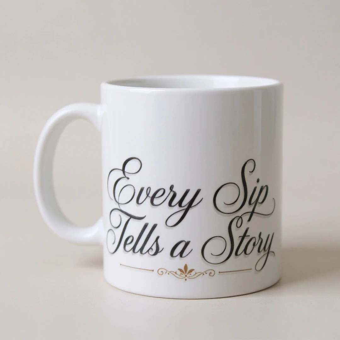 Ceramic Mug with Custom Text - photo 2