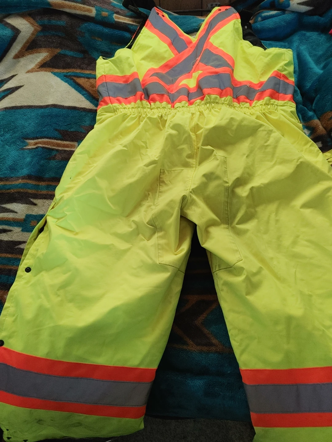 Yellow High-Visibility Safety Jacket and Bib Pants - photo 5