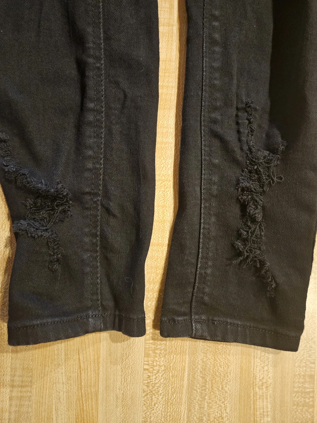 Wax Jean Black Distressed Skinny Jeans - photo 4