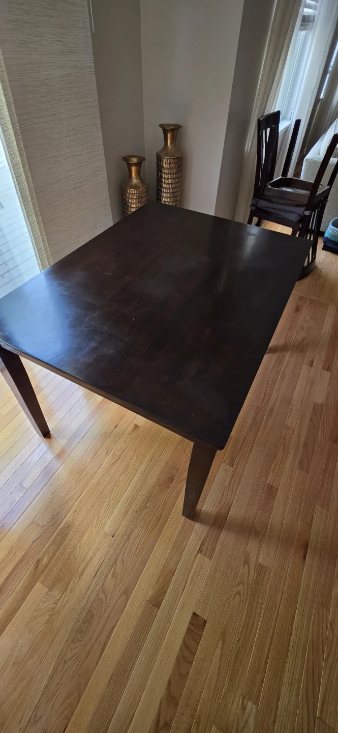 Dark Wood Dining Table