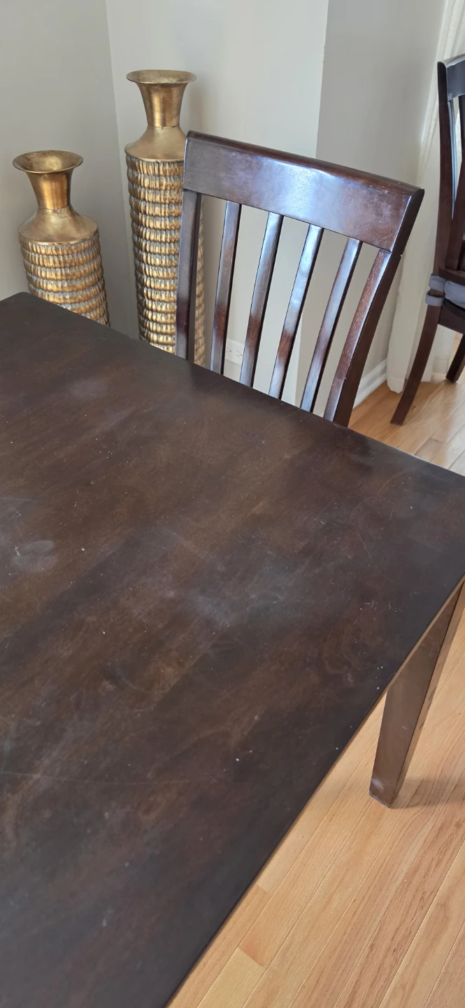 Dark Wood Dining Table - photo 2