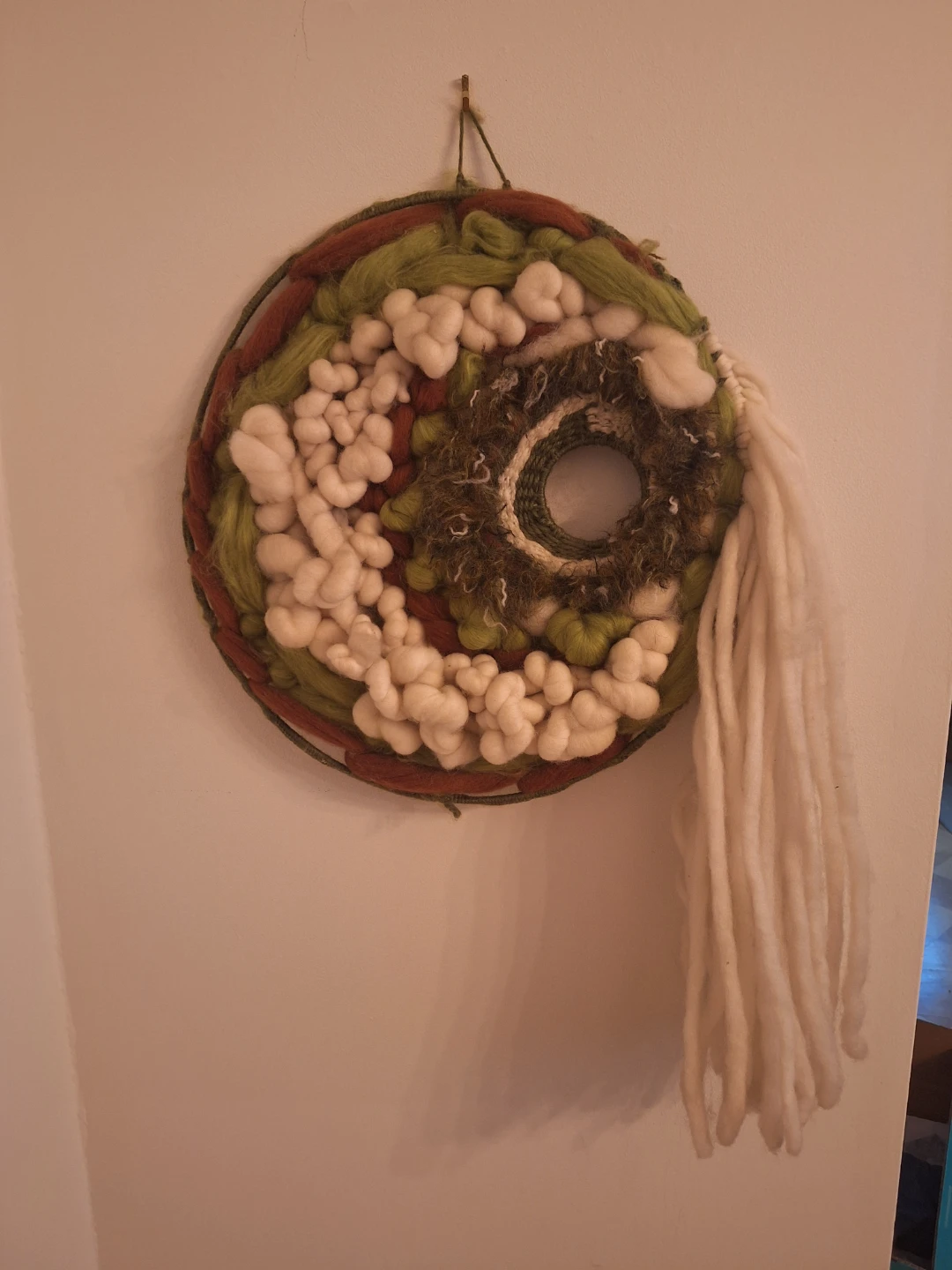 Circular Woven Wall Hanging Art