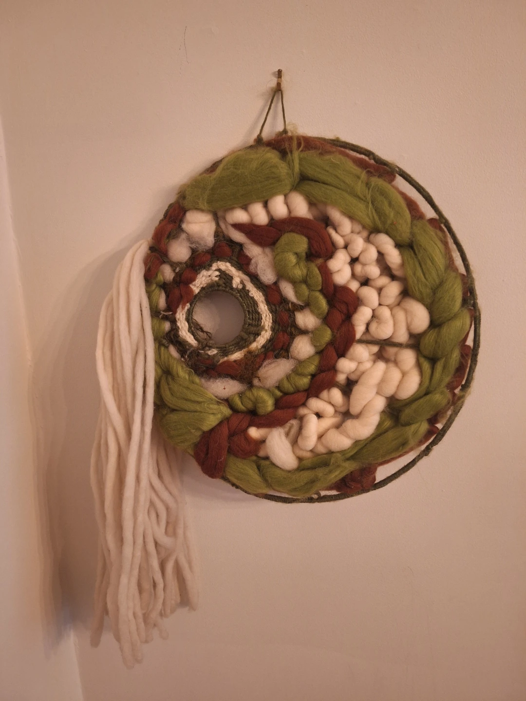 Circular Woven Wall Hanging Art - photo 3