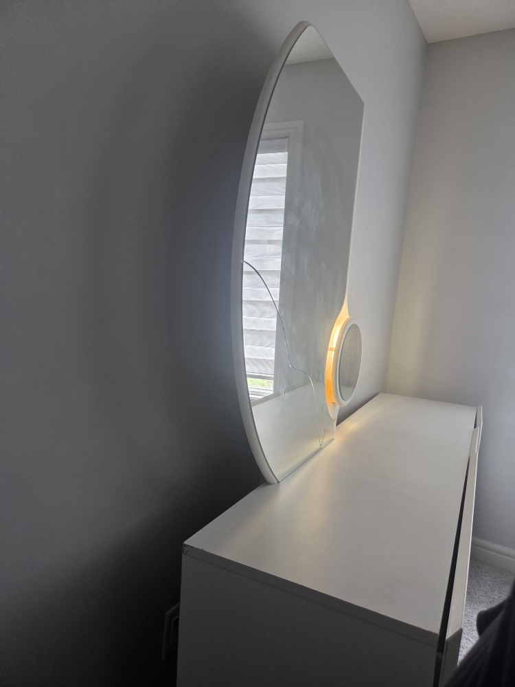 Vanity Mirror with Built-in Light - photo 2