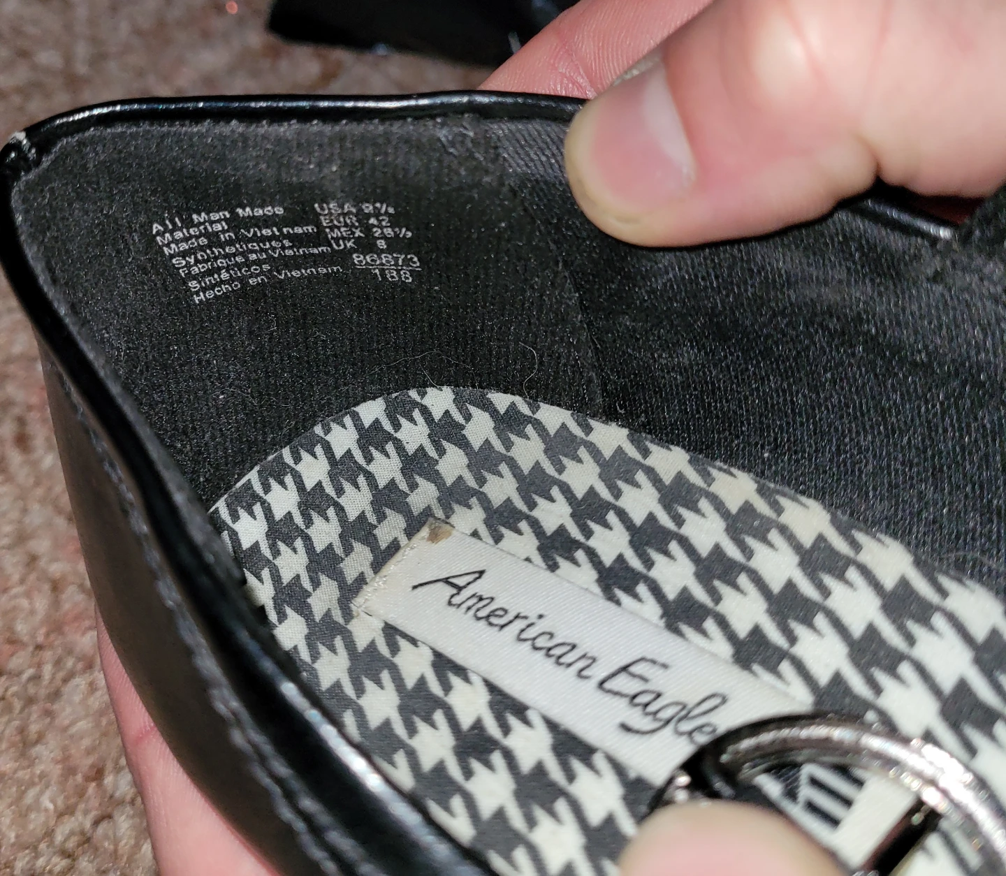 American Eagle Black Mary Jane Heels Size  9.5 - photo 2