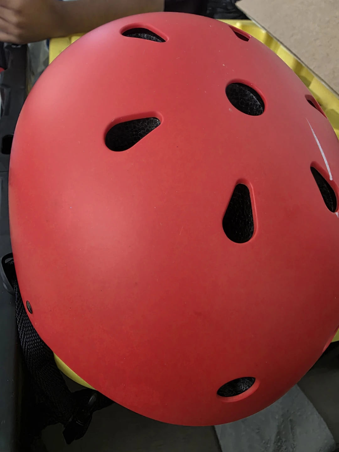 Red Skate Helmet