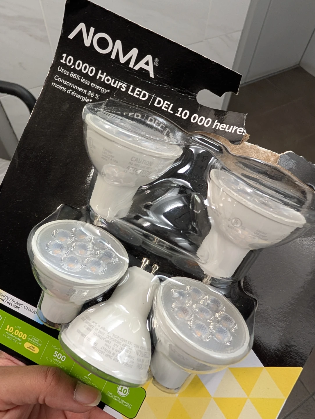 NOMA 10,000 Hours LED Bulbs (5-Pack) originally 6