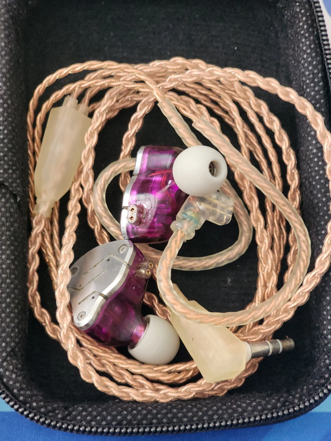 Purple In-Ear Monitor Earbuds with Braided Cable - photo 2