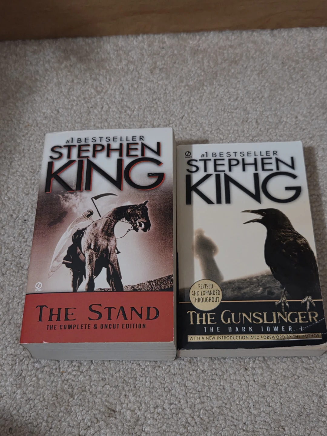 Stephen King Books: The Stand & The Gunslinger