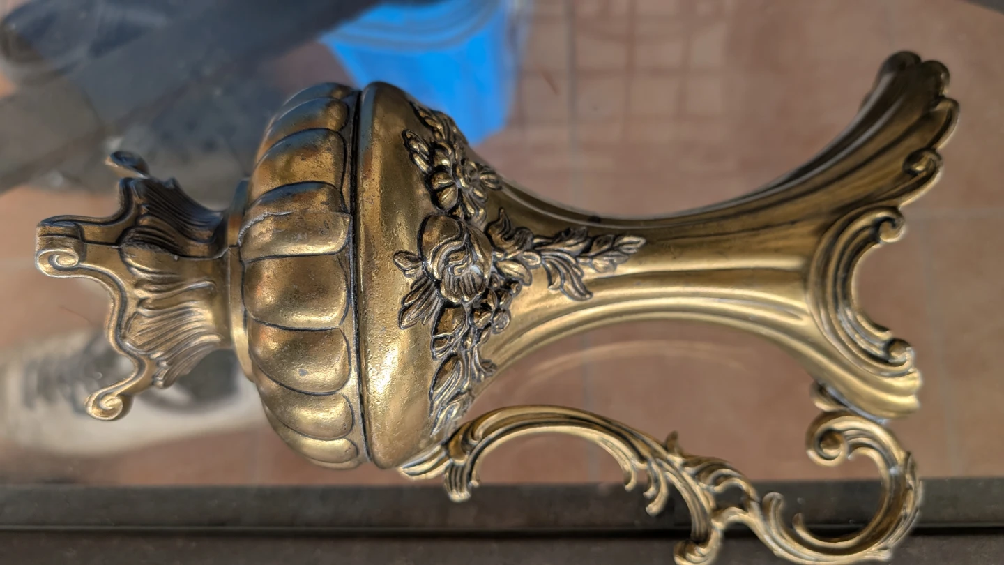 Decorative Brass Vase from Italy