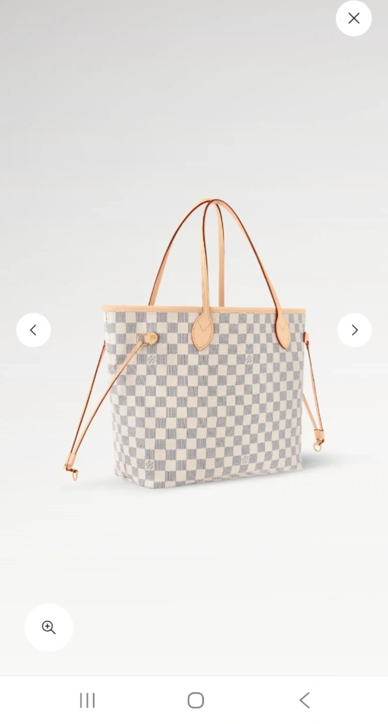 Louis Vuitton Neverfull MM Damier Azur Tote Bag - photo 2