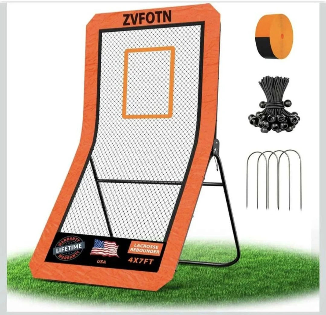 4x7 FT Lacrosse Rebounder Skill Training Net