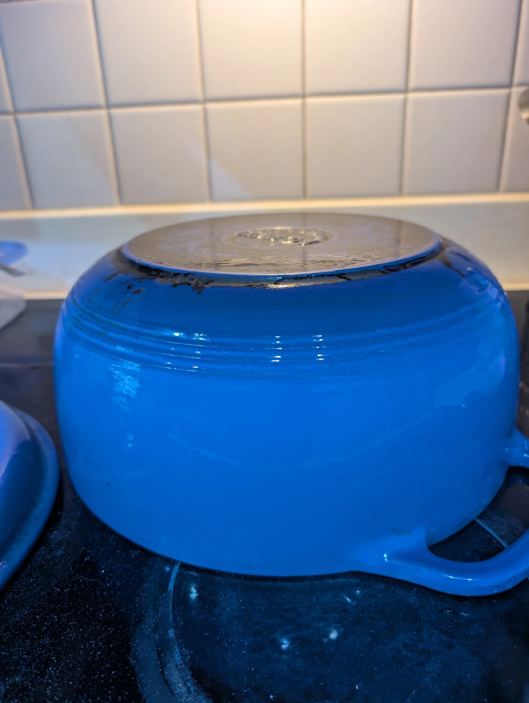 Lodge Blue 6 qt Enamel Dutch Oven - photo 4