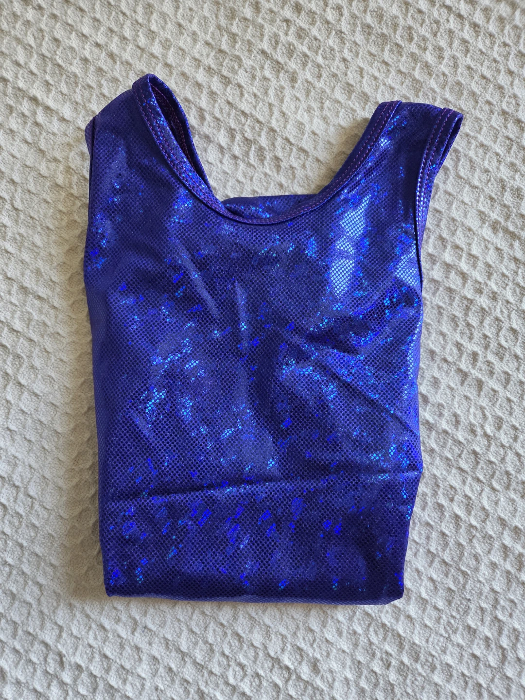 Girls Size 6 Youth Blue Twinkle Gymnastics/Dance Leotard - photo 3