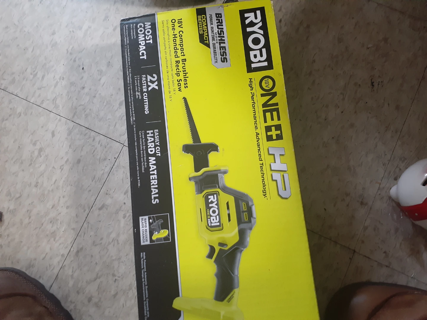 Ryobi ONE+ HP 18V Compact Brushless One-Handed Recip Saw
