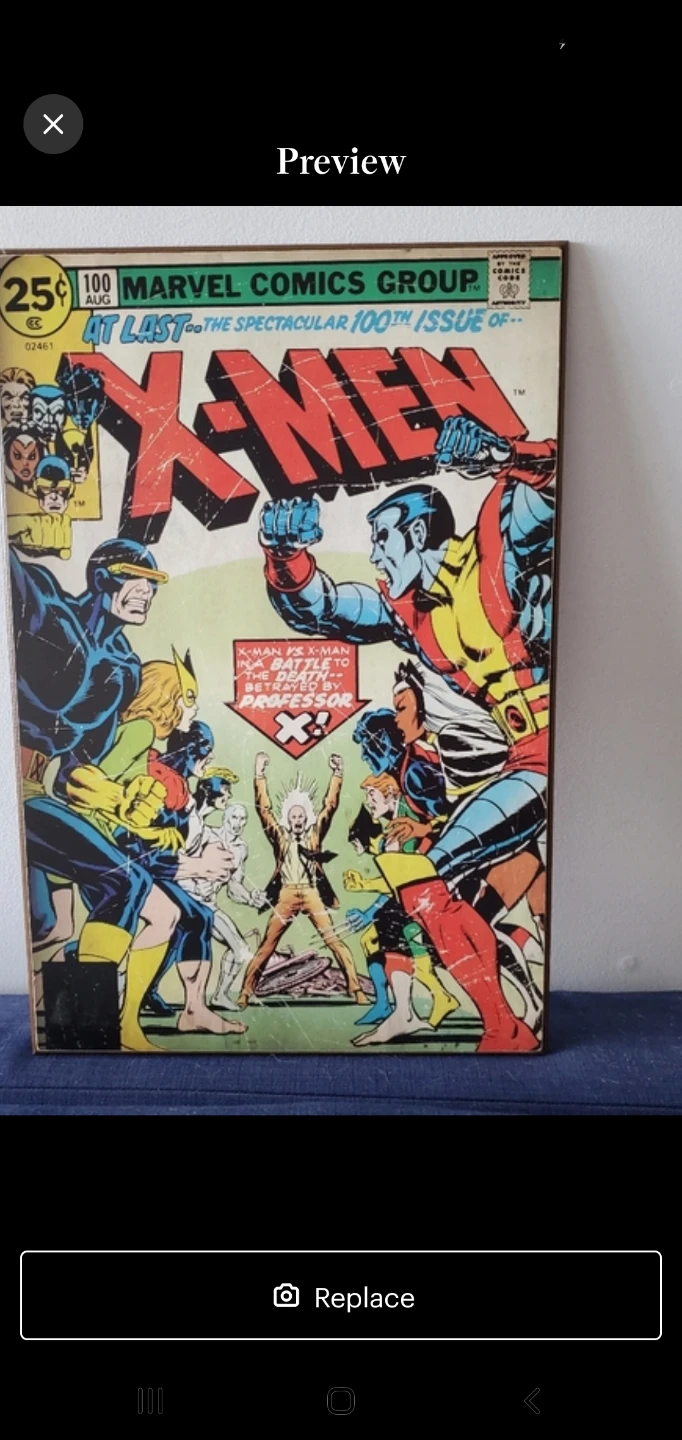 Marvel Comics X-Men & Spiderman Issue Art