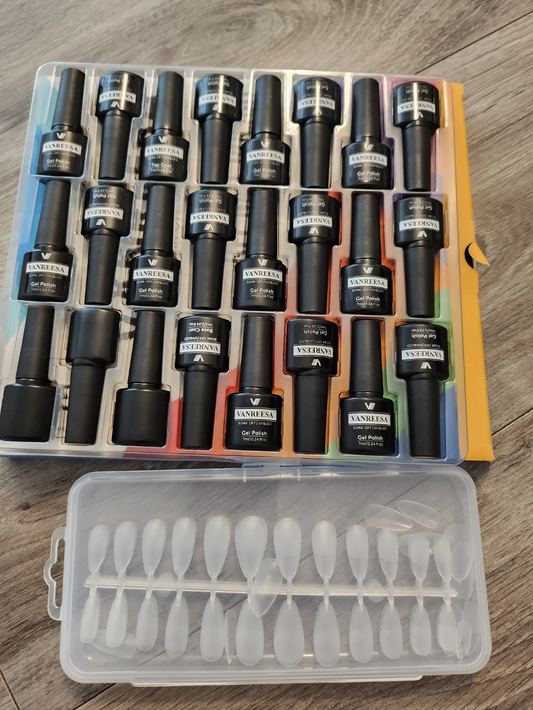 VANREESA Gel Polish Set with Nail Tips