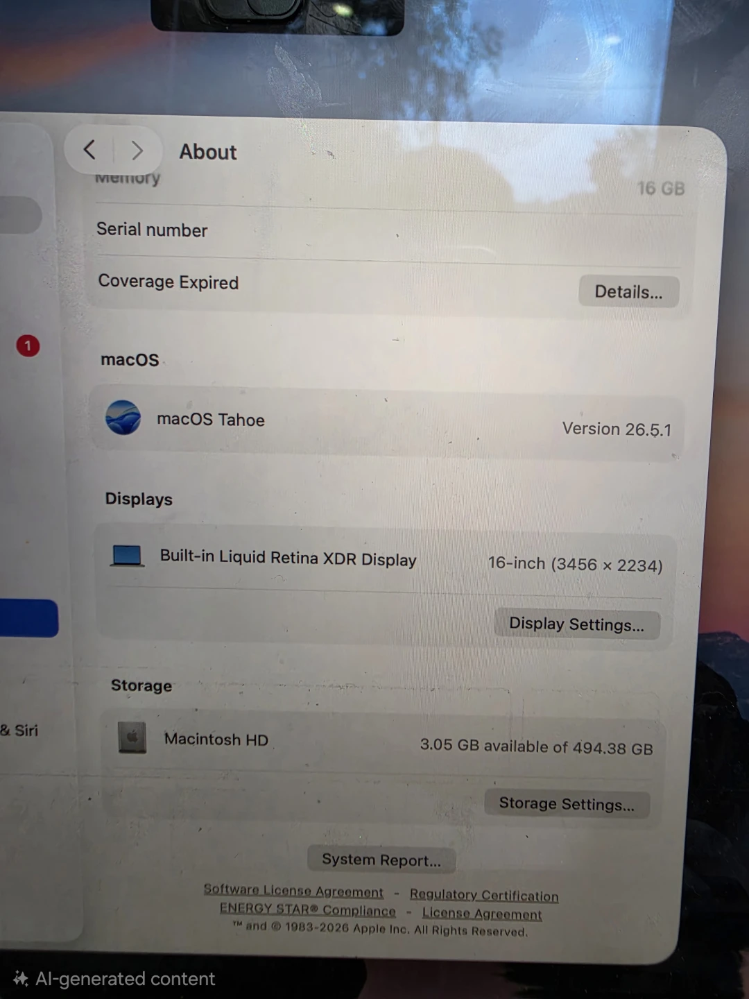 MacBook Pro 16" (2021) — M1 Pro, 16GB/512GB - photo 5