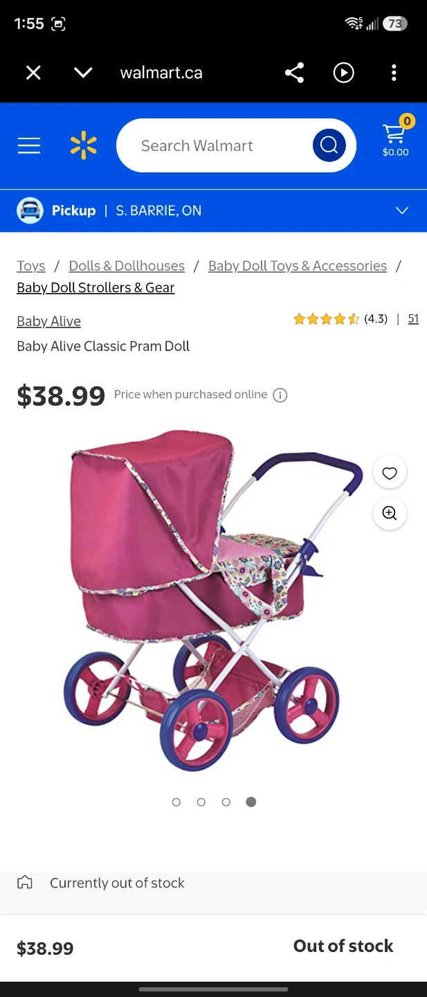 Baby Doll Stroller