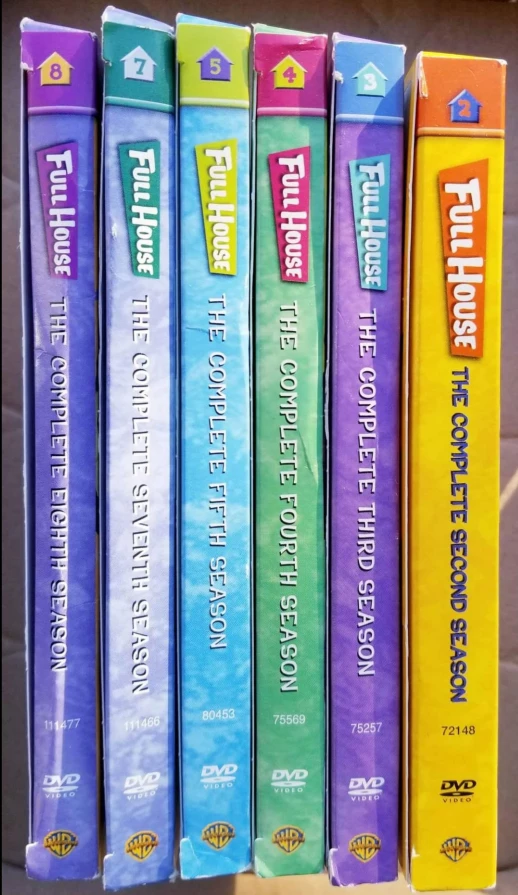 Full House Complete Seasons 2, 3, 4, 5, 7, 8 DVD Set