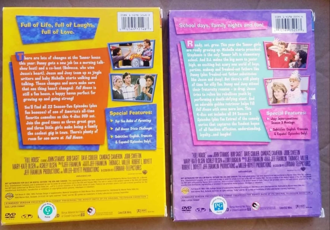 Full House Complete Seasons 2, 3, 4, 5, 7, 8 DVD Set - photo 3