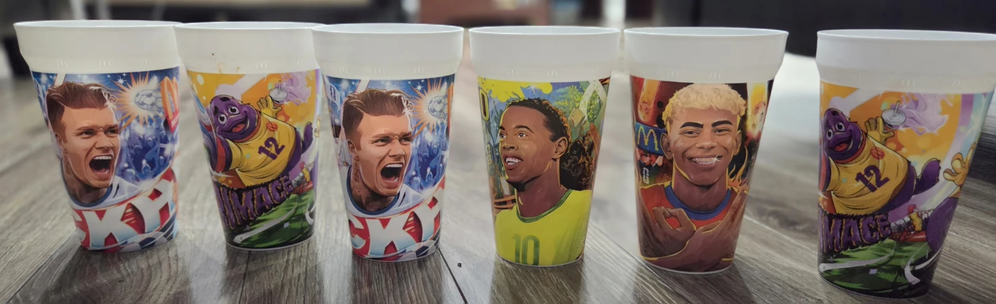 McDonald's FC (Barcelona) FIFA Cups - Set of 6 - photo 2