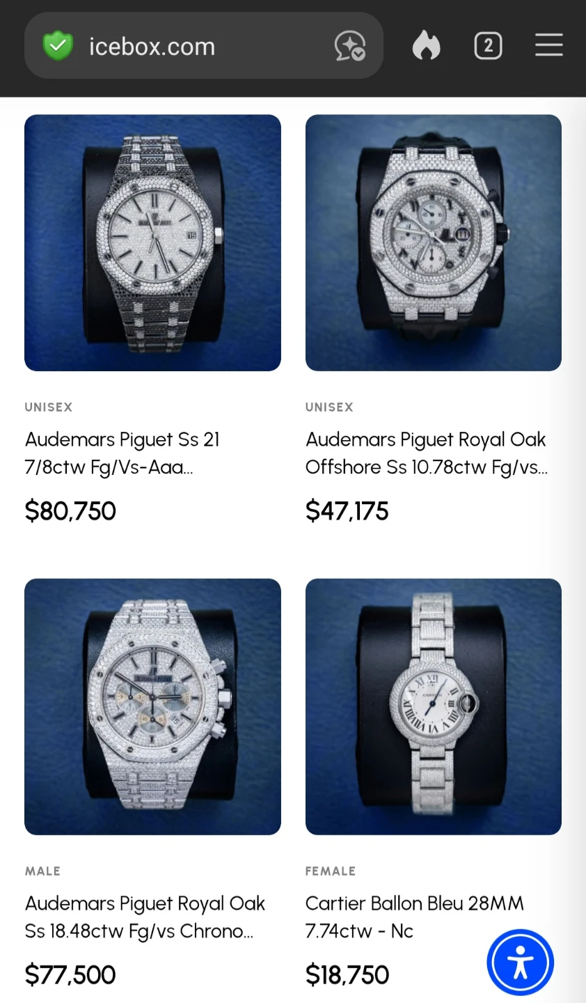 ICEBOX Diamond Watch - photo 3