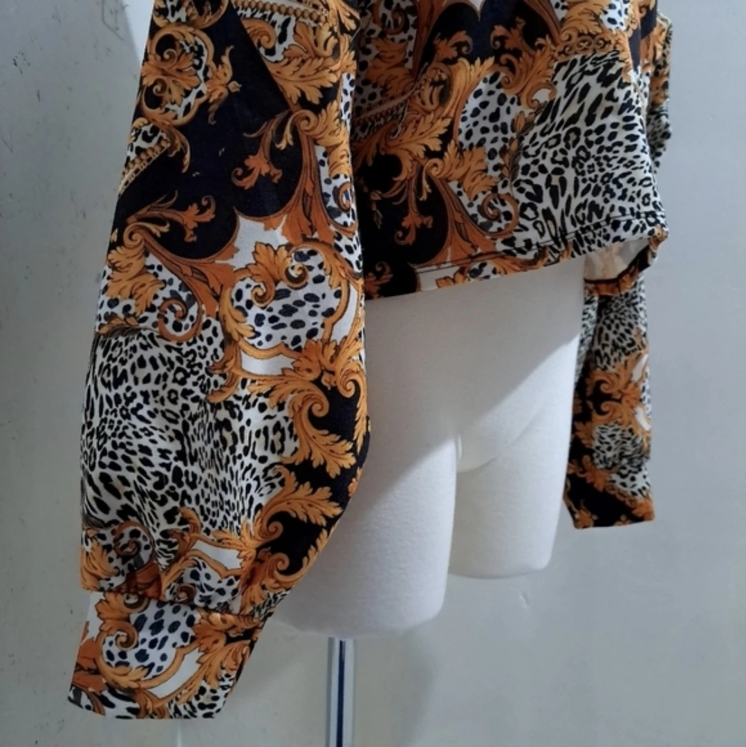 Bershka Cropped Long Sleeve Top - photo 3