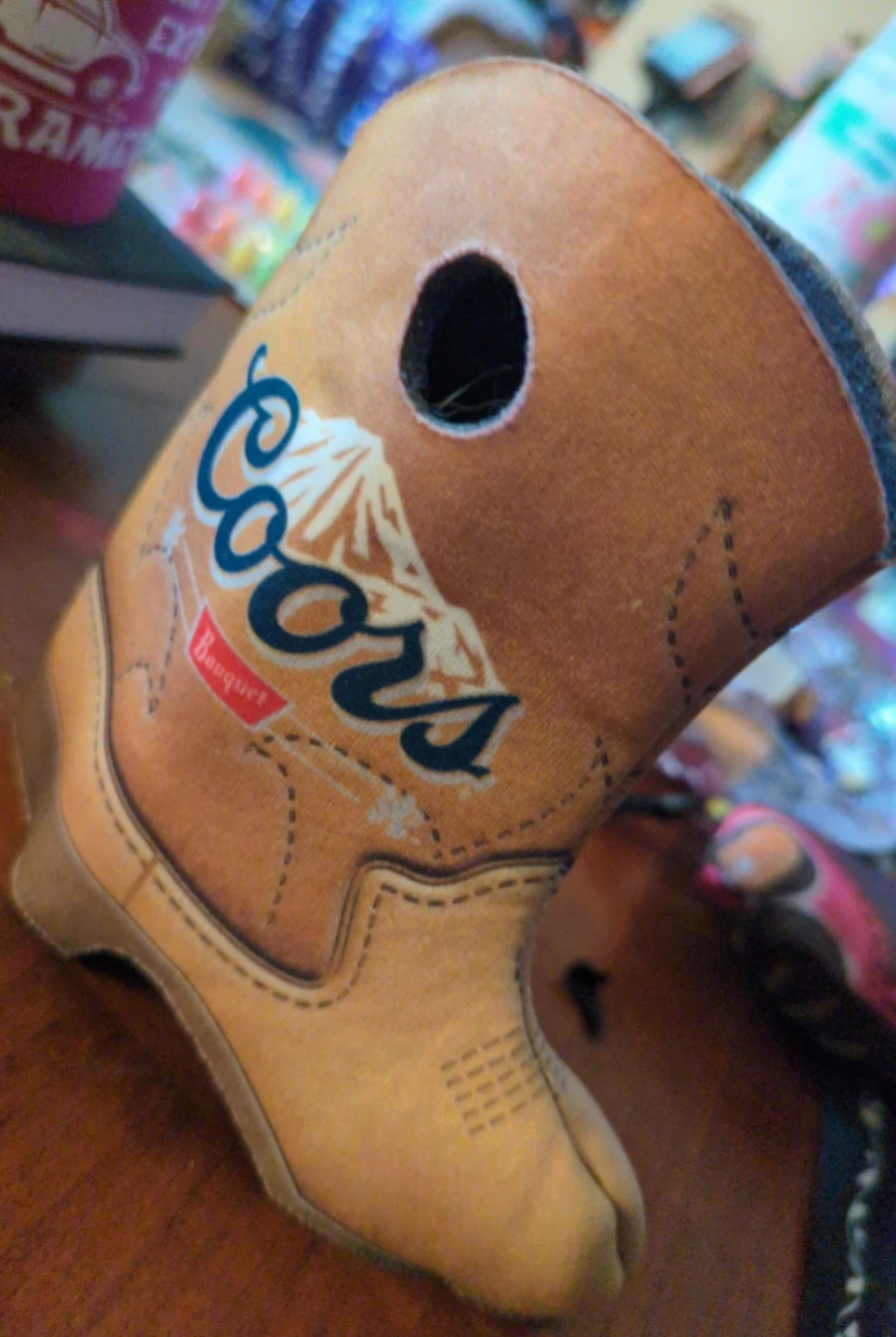 Coors Banquet Cowboy Boot Can Cooler - photo 2