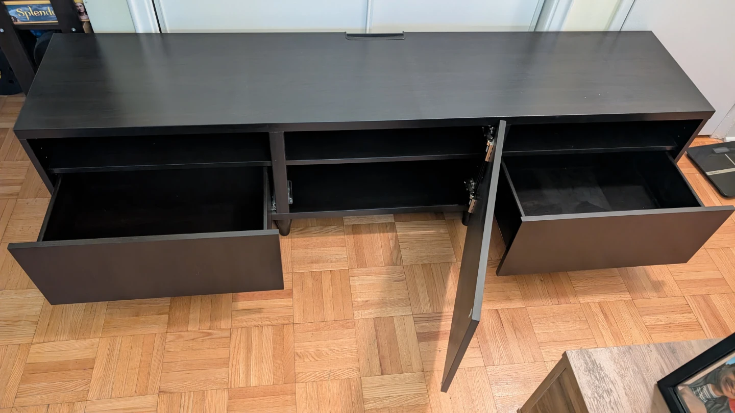 Dark Brown TV Unit - photo 2