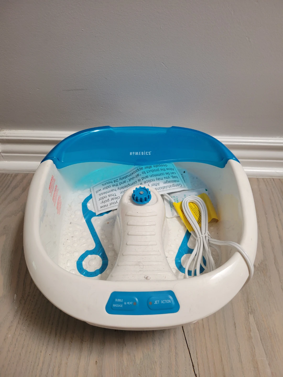 HoMedics Foot Spa with Bubble Massage and Jet Action - photo 2