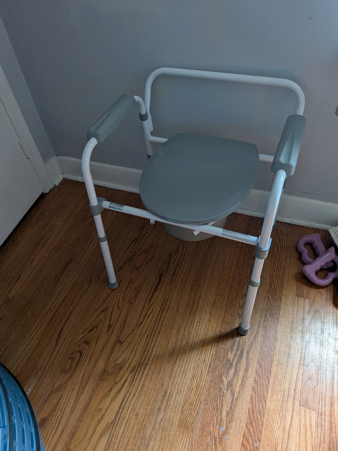 Commode Chair with Arms