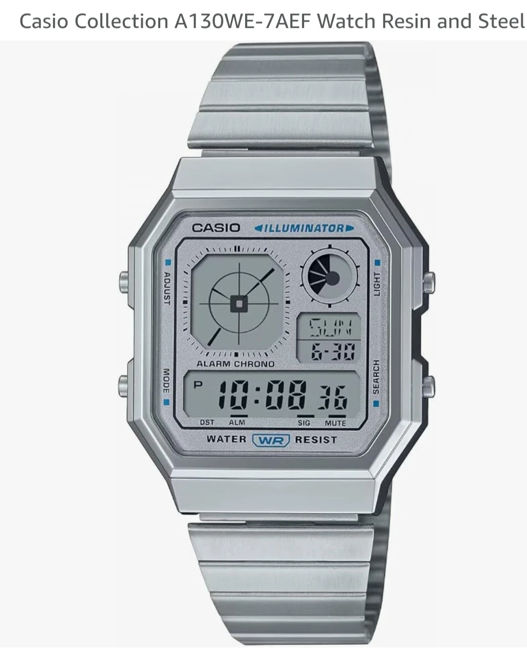 Casio A130WE-7AEF Illuminator Watch