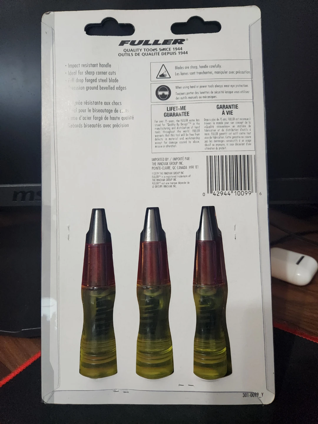 Fuller Wood Chisels Set - 3 Piece - photo 2
