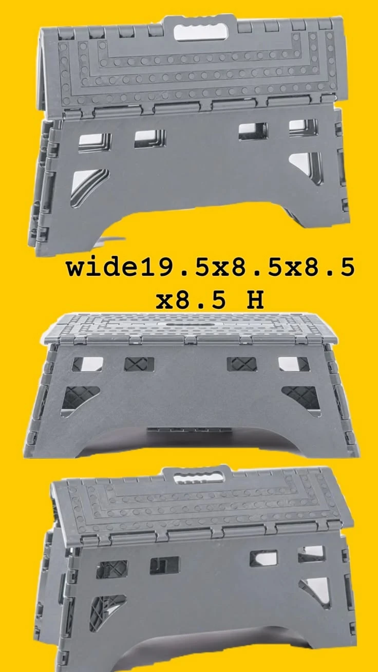 Grey Folding Step Stool - photo 5