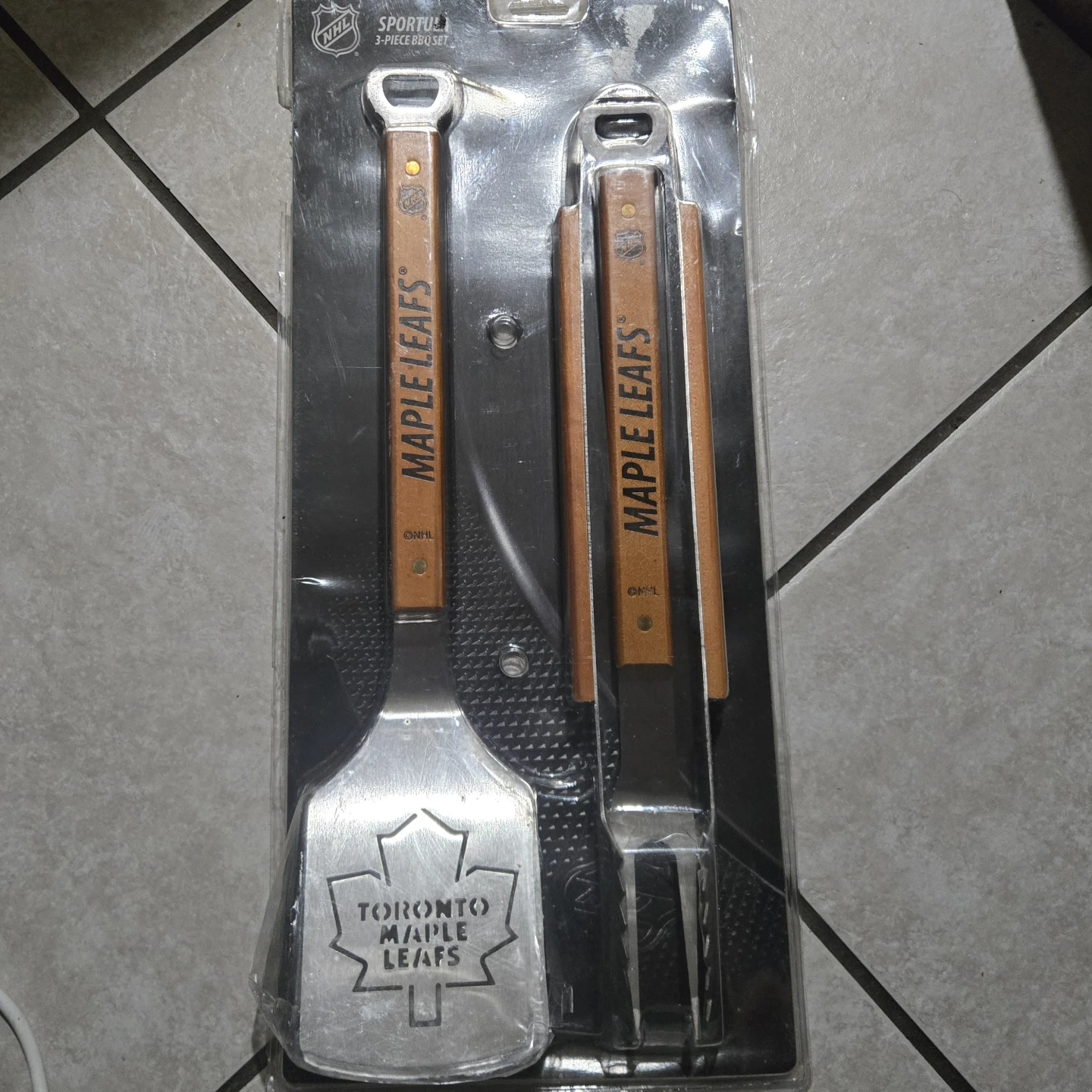 Sportula Toronto Maple Leafs 3-Piece BBQ Set