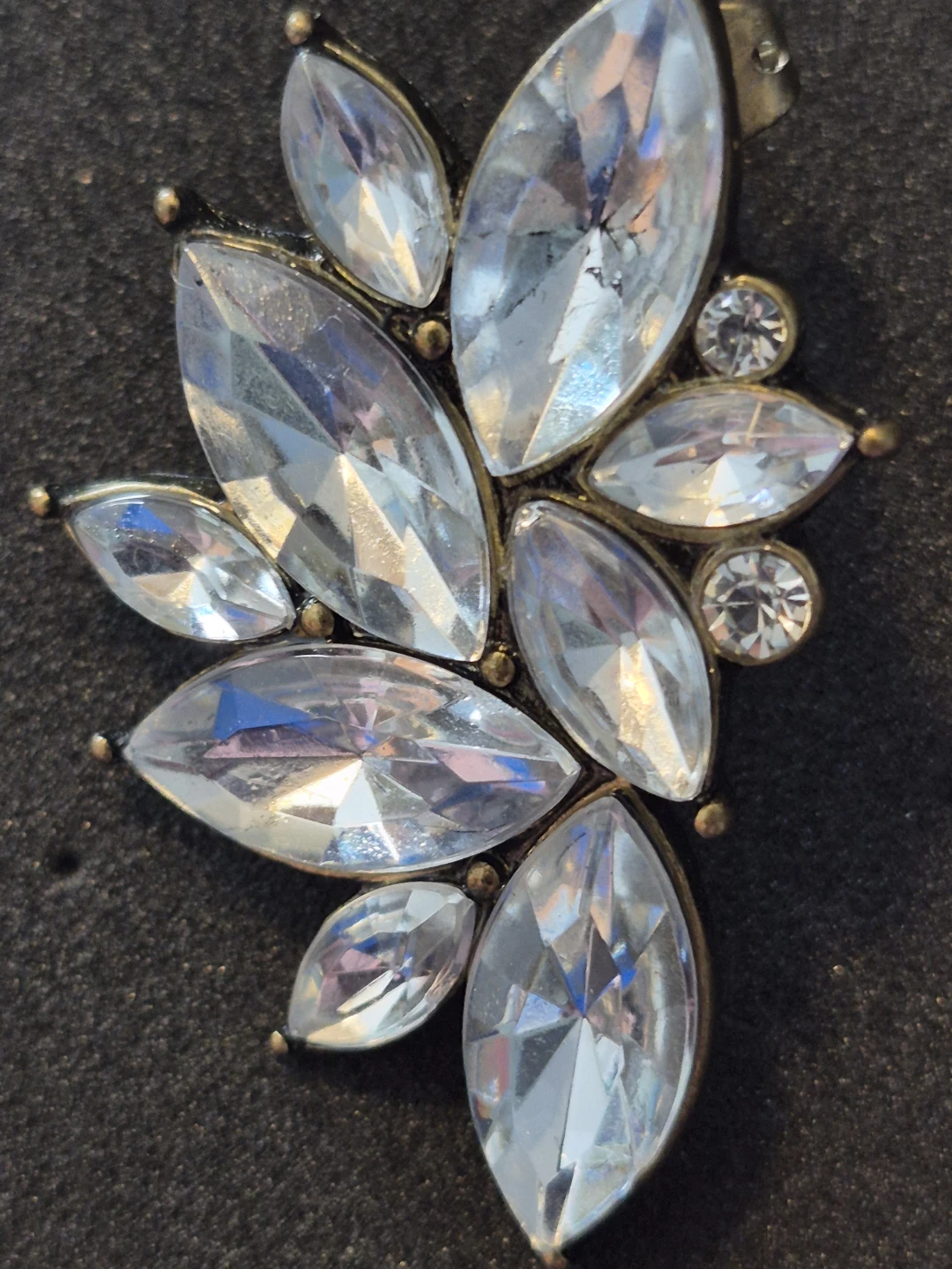 Crystal Cluster Statement Earrings - photo 3