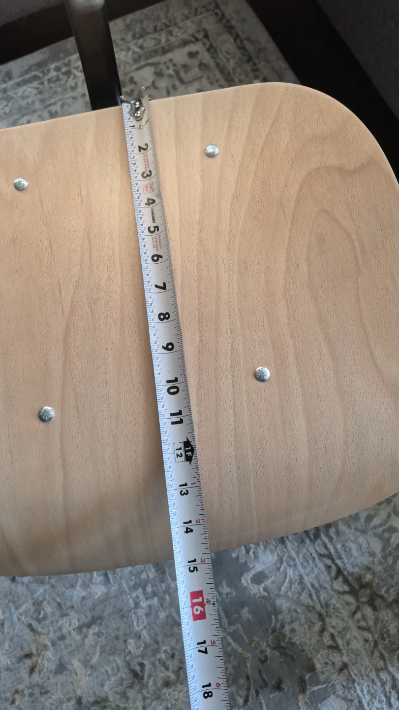 Symple Stuff Drafting Chair - Wood Seat - photo 3