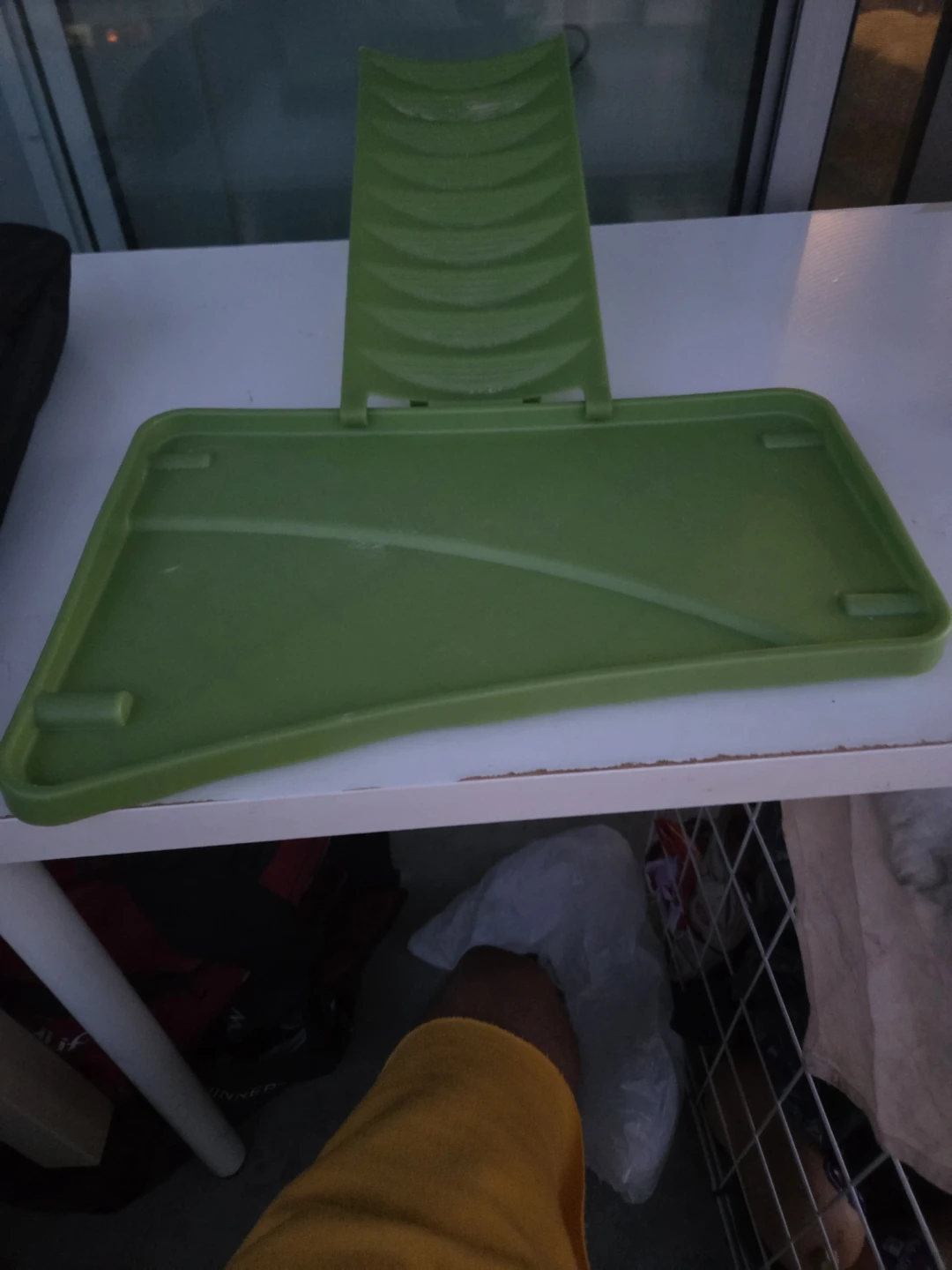 Green Plastic Utensil Rest - photo 2