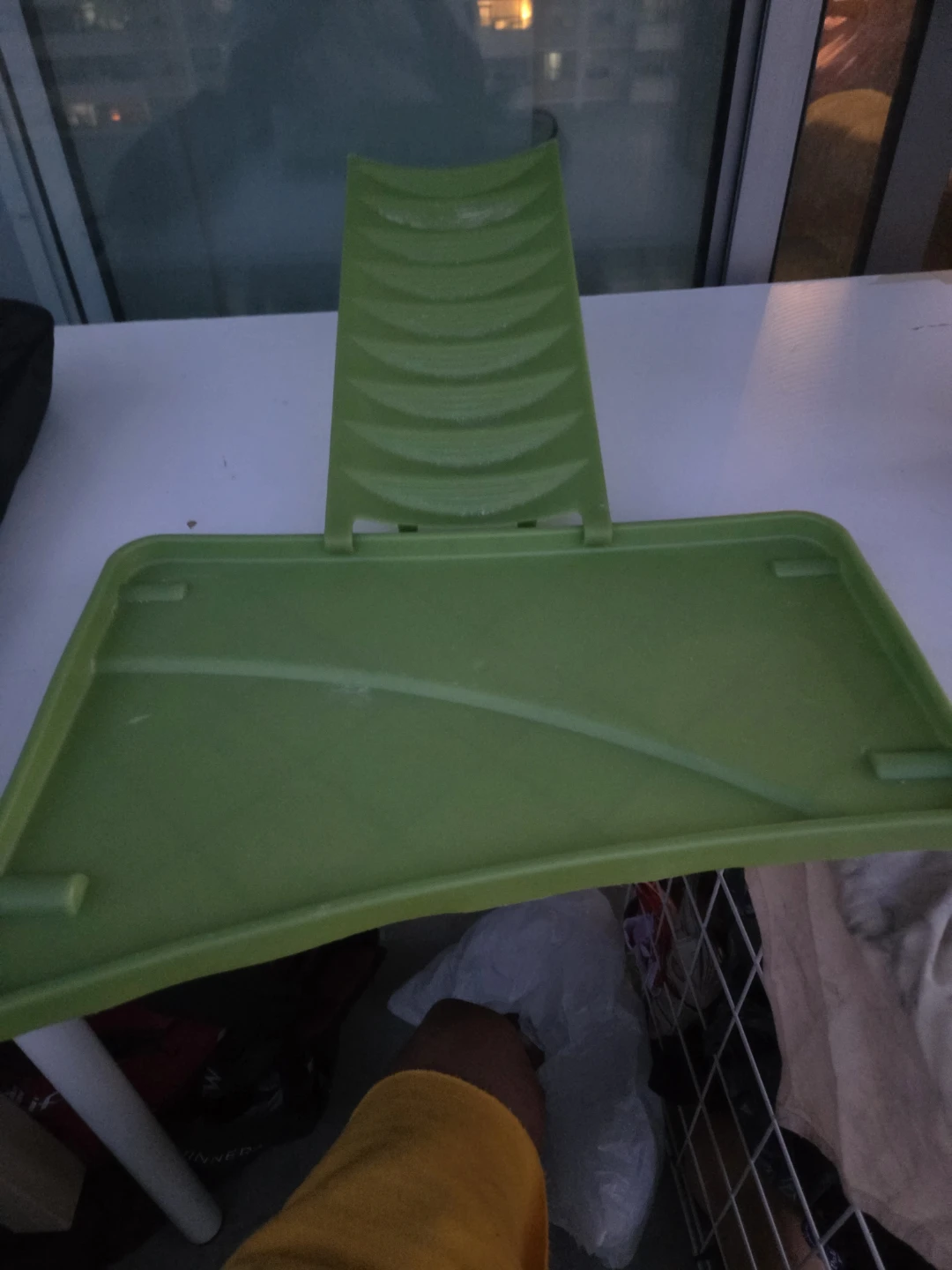 Green Plastic Utensil Rest - photo 3